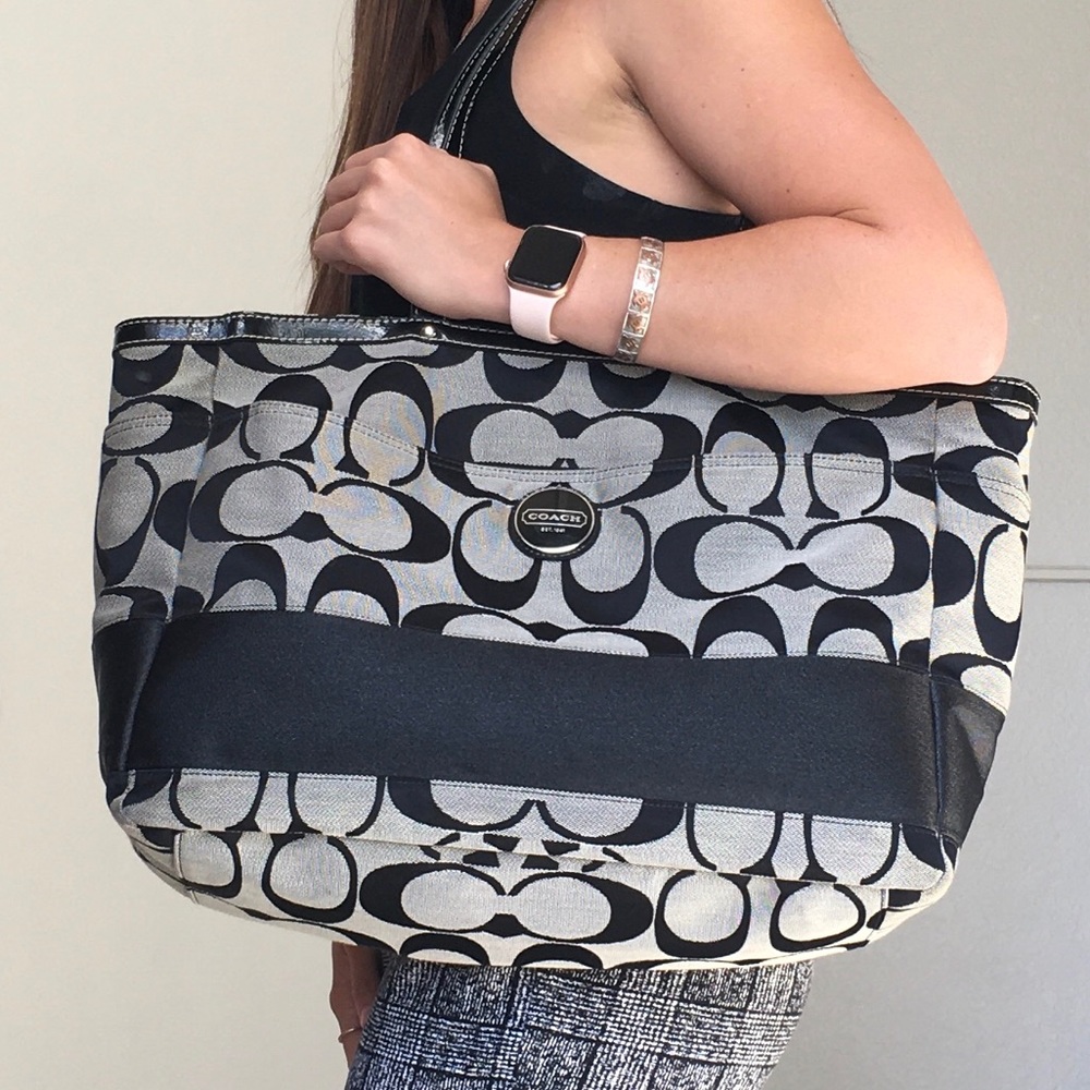 Large coach tote